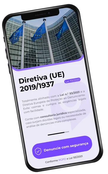 Formulário de denúncia do canal